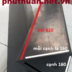 Cao su chèn bánh xe tam giác