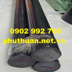 Cây nhựa POM đen phi 60mm