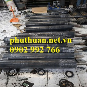 Đắp trục cao su đen 